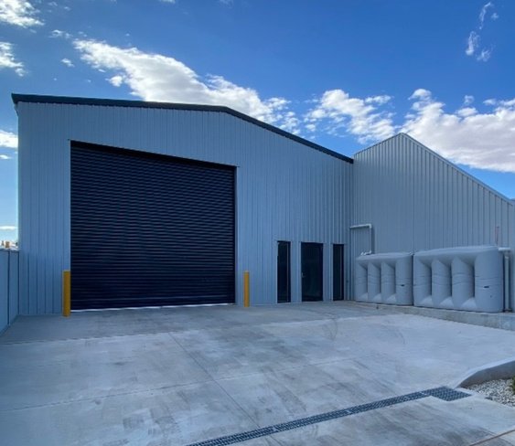 Commercial shed