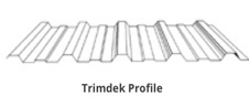 Trimdek cladding profile